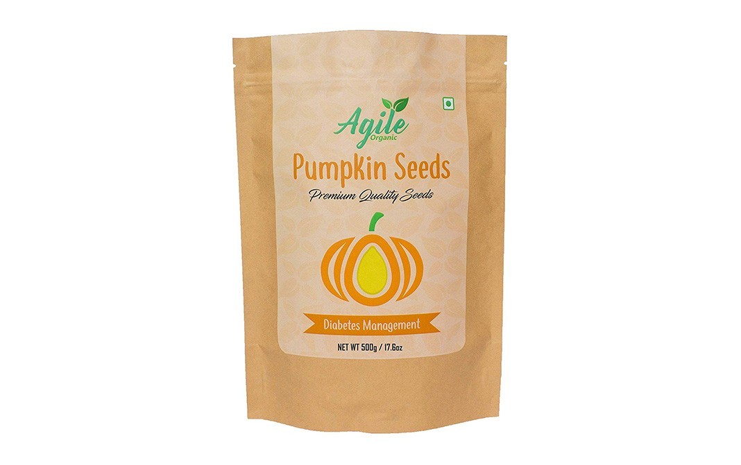 Agile Organic Pumpkin Seeds    Pack  500 grams
